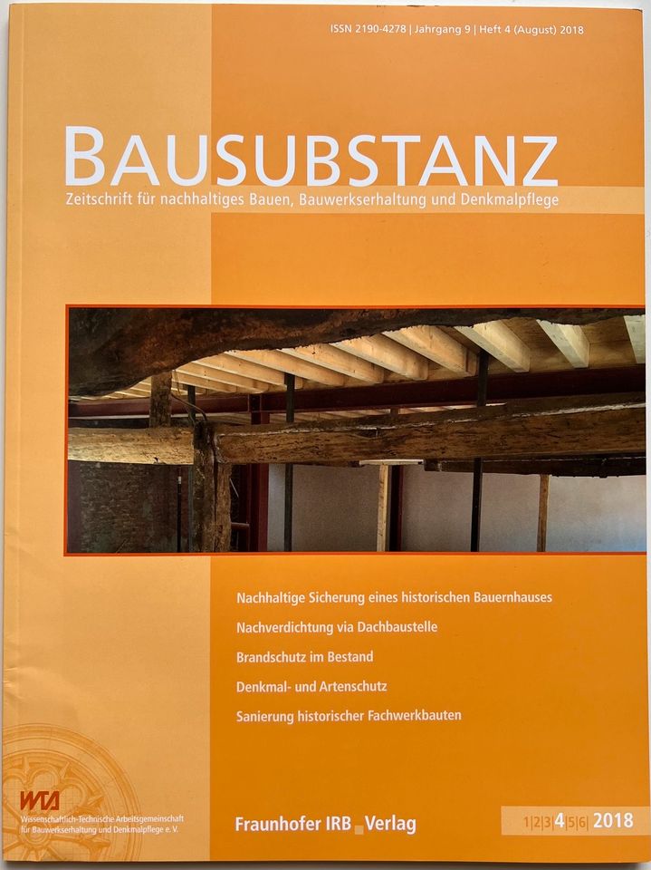 Fachzeitschrift BAUSUBSTANZ - Jahr 2018 - sechs Hefte in Hamburg