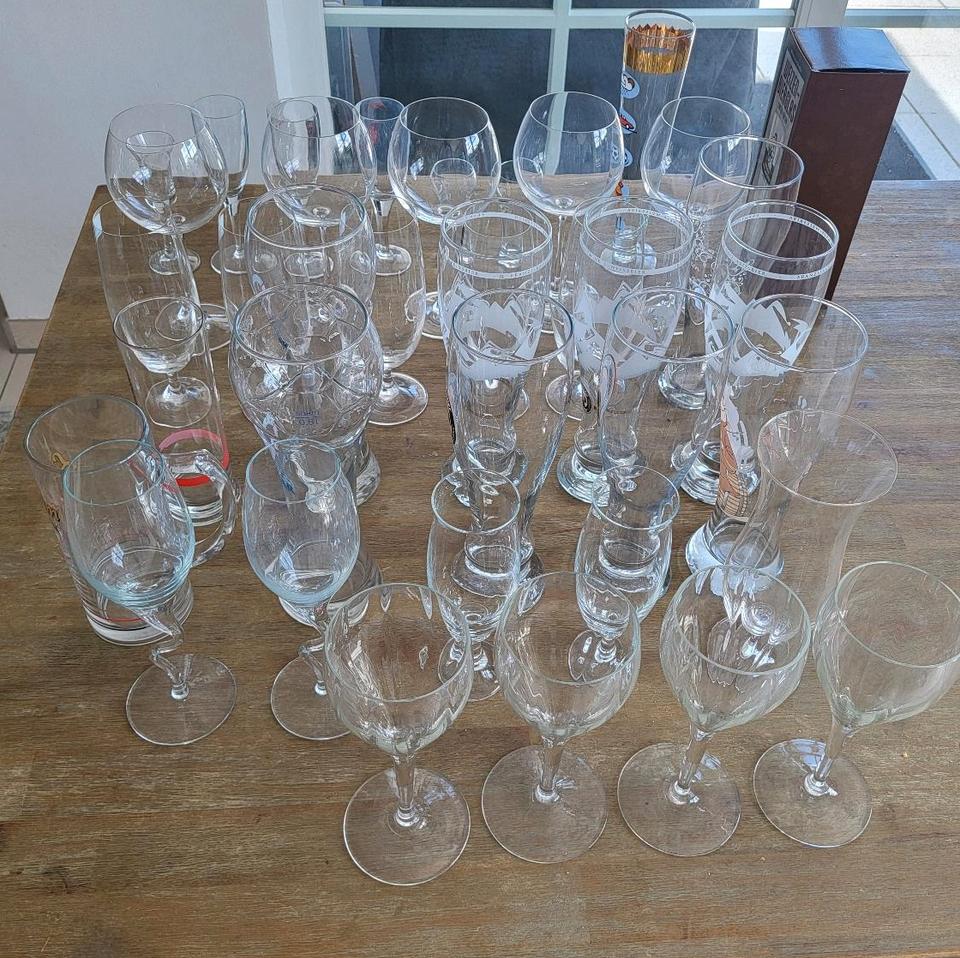 Gläser Weizenbier / Sekt / Cocktail / Wein / Schnaps / Biergläser in