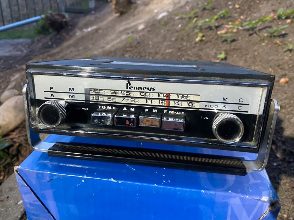 Penneys Oldtimer Radio US Car selten Autoradio in Gäufelden