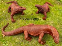 Waran 100cm Komodowaran Leguan Holzwaran Holz geschnitzt Essen - Essen-Werden Vorschau