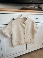 NEU Etikett H&M Gr L Jacke Cardigan Strickjacke Creme Glitzer Nordrhein-Westfalen - Dorsten Vorschau