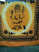 Wanddecke Wandteppich gelb Ganesha Elefant mit Maus Niedersachsen - Rodenberg Vorschau