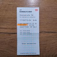 Zugticket, Einzelticket Nordrhein-Westfalen - Gronau (Westfalen) Vorschau