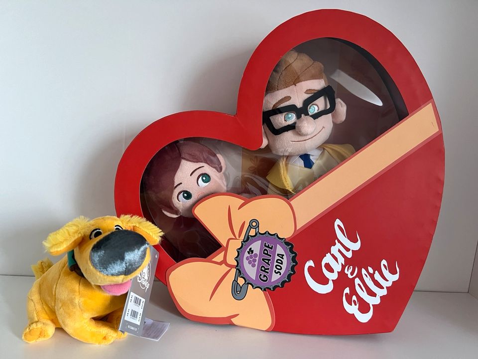 Original Disney Pixar Up Oben Carl Ellie Dug Plüschfiguren ❤️ in Ziepel