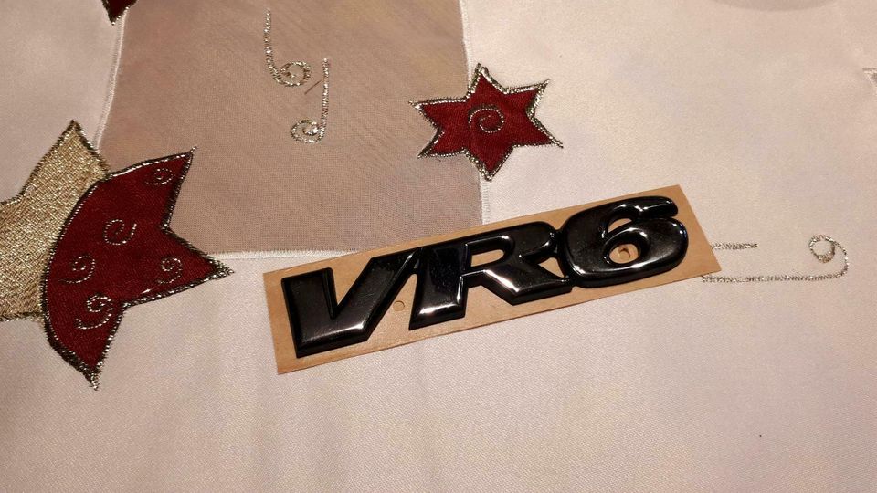 VW Golf3 VR6 Schriftzug Heck Emblem MK3 org VW in Bad Lobenstein