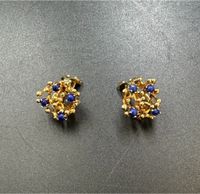 585 14k Gelbgold Ohrringe Lapislazuli Kugeln Hänger Klips Schmuck Berlin - Steglitz Vorschau