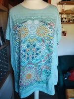 Mandala T-Shirt türkis Gr. 52/54 wie neu Bayern - Kronach Vorschau