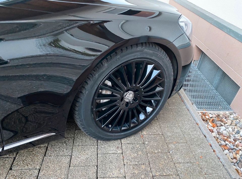 S Klasse W222 (9,50x19 ET 43,5) Winterräder Pirelli 275/40R19 AMG in Wimsheim