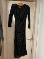 Abitur Kleid Größe 34/36  elegant Abendkleid schwarz Pailletten Rheinland-Pfalz - Haßloch Vorschau