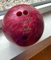 Vintage Bowlingkugel „Lite Dot by Columbia“ schimmernd in Weinrot Kr. München - Gräfelfing Vorschau