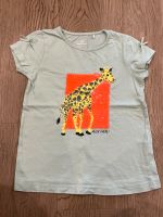Shirt Giraffe Pailletten Gr 110 mintgrün Herzogtum Lauenburg - Schwarzenbek Vorschau