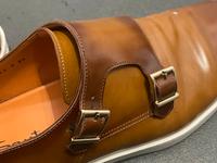 Original Santoni Doppelmonk cognac, Gr. 43, neu, NP 585, OVP München - Sendling-Westpark Vorschau