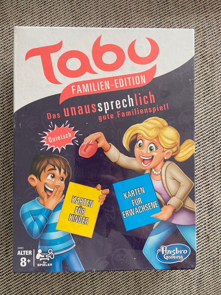 "Tabu" Spiel Familien Edition - NEU und OVP ab 8 Jahren in Schöneck