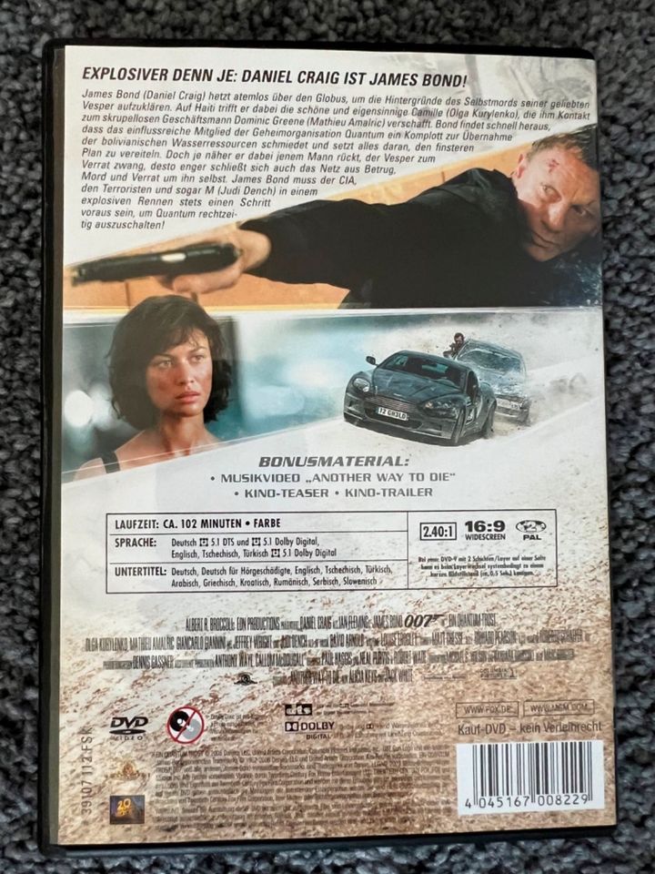 007 - Ein Quantum Trost (DVD) in Sande