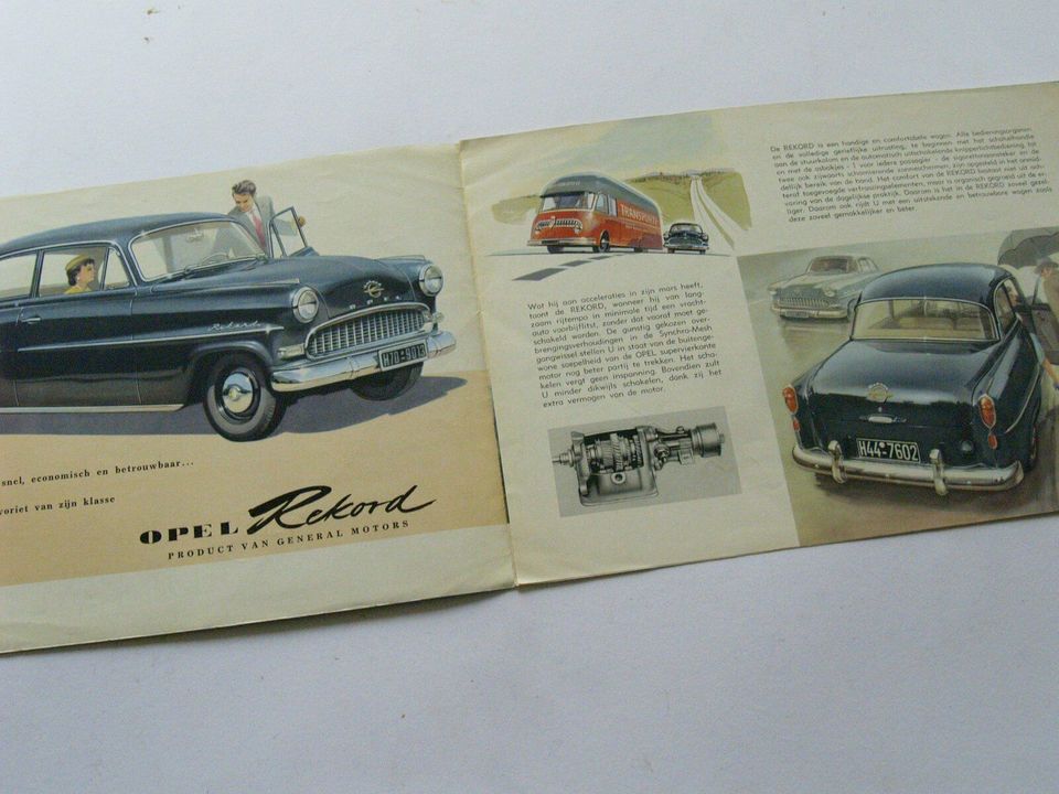 Opel Rekord / Prospekt / 1958 - 1962 in Mohrkirch