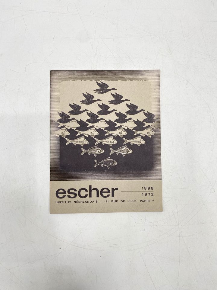 * M.C. ESCHER AUSSTELLUNGSKATALOG 1973 EXPOSITION PARIS INSTITUT in Berlin