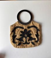 Bohostyle Promod Canvas Tasche mit Holzgriffen Saarland - Perl Vorschau