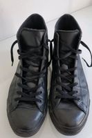 Converse Chucks Schwarz Leder All Star Mono Hi Sneaker Nordrhein-Westfalen - Rheda-Wiedenbrück Vorschau