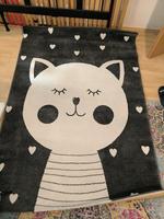 Teppich Kinderteppich Happy Cat Katze 160x220 cm grau scandi Duisburg - Homberg/Ruhrort/Baerl Vorschau
