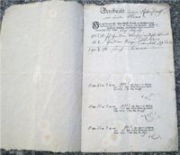 Alte Schrift Verzeichnis 1777 Sachsen Röhrsdorf Pirna Dresden Alt Sachsen - Göda Vorschau