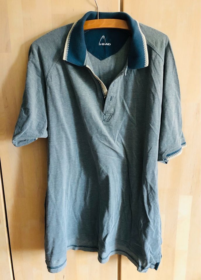 HEAD POLO SHIRT XL BLAU MELIERT in Dresden