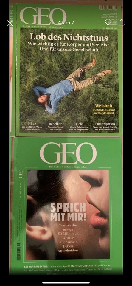 15x GEO Magazin Zeitschriften Wissen in Berlin