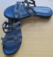 Sandalette Pantolette MARCO TOZZI Gr 37 dunkelblau München - Moosach Vorschau