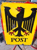 Deutsche Post Emaille Schild selten Bayern - Bernhardswald Vorschau