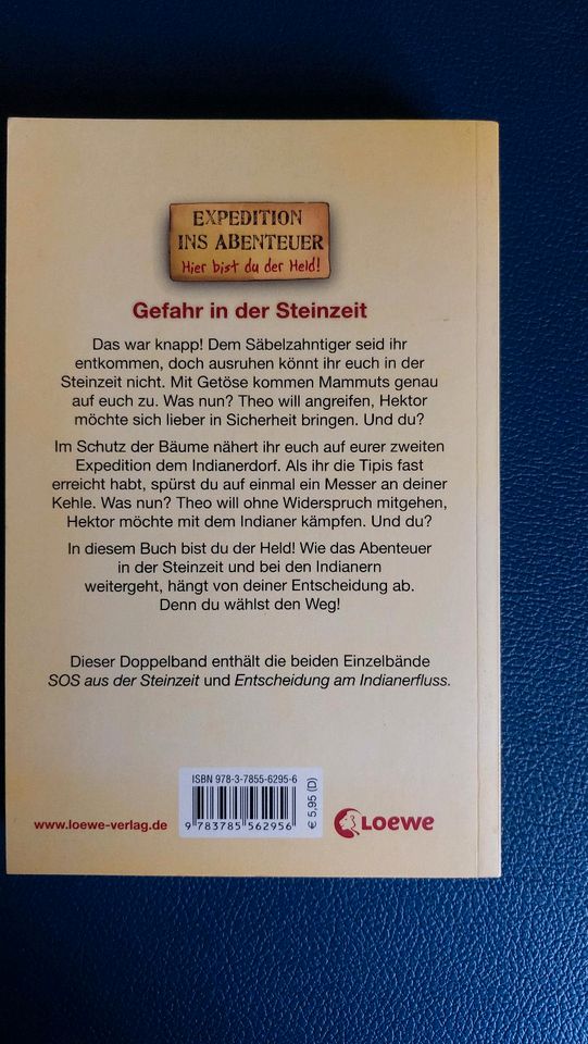 Buch Gefahr in der Steinzeit Buch zum Mitmachen in Saarbrücken