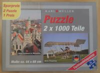 Karl Müller Puzzle 2x 1000 Teile Düsseldorf - Benrath Vorschau