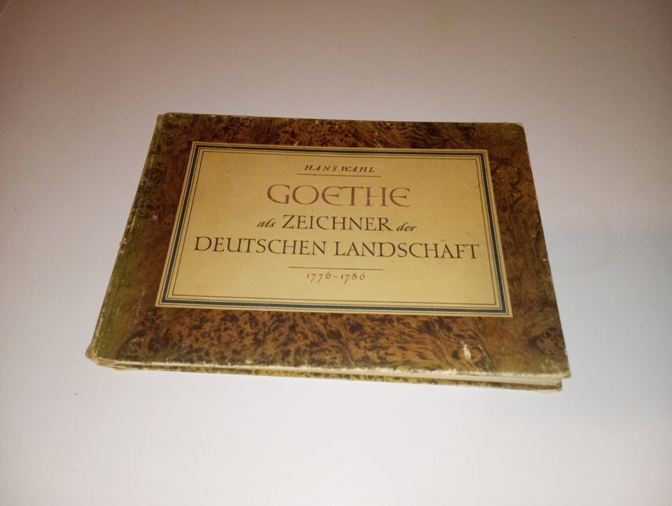 Goethe als Zeichner der Deutschen Landschaft Buch von 1949 in Hamburg
