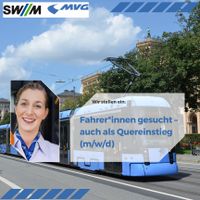 Stadtwerke München: Fahrer*innen gesucht – auch als Quereinstieg München - Moosach Vorschau