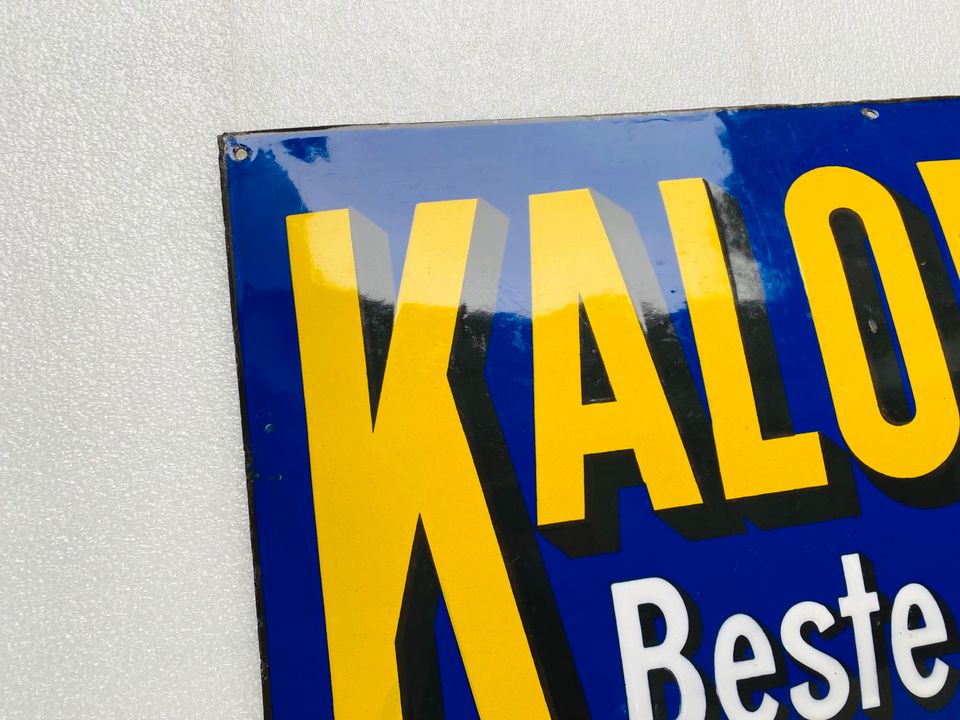 ‼️XL EMAILSCHILD Kalodont Zahncreme Emailleschild um 1920 in Schiffweiler