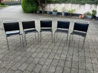 5 Stück Design Stühle Chrom-Leder Hessen - Biedenkopf Vorschau