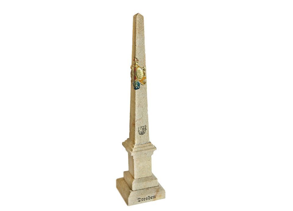 Postsäule Dresden aus sächsischem Sandstein - ca. 24 cm hoch in Kesselsdorf