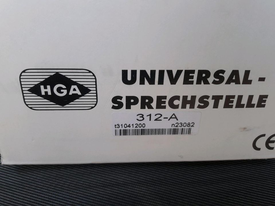 HGA Universal  Sprechstelle 312-A Gehrke - Sprechanlage in Elchingen