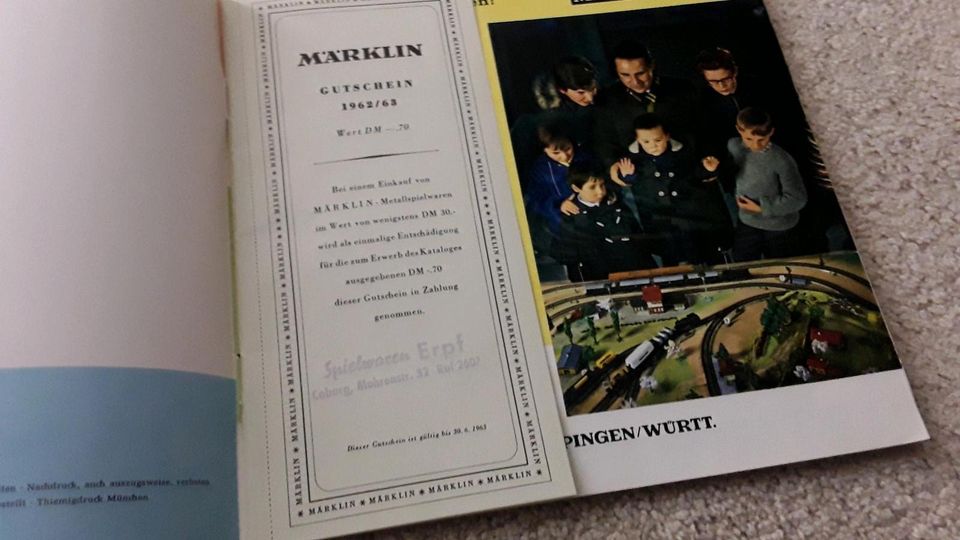Märklin Katalog 1962/63 in Hamburg