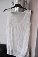 Edel Chiffon Top Bluse Stickerei Perlen Creme M Boutique Berlin - Spandau Vorschau