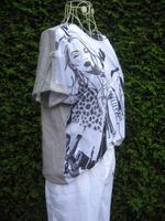 Navigazione T-Shirt 38 weiß grau schwarz taupe Glitzer Niedersachsen - Rehburg-Loccum Vorschau
