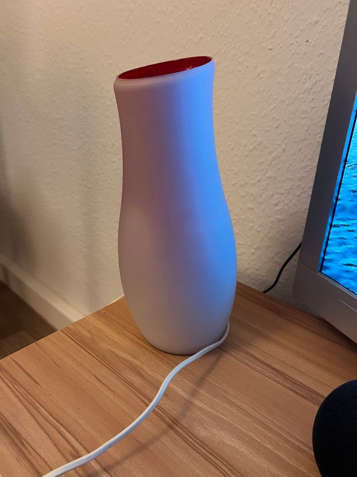 Lampe Rot 31cm f. den guten Zweck in Rostock
