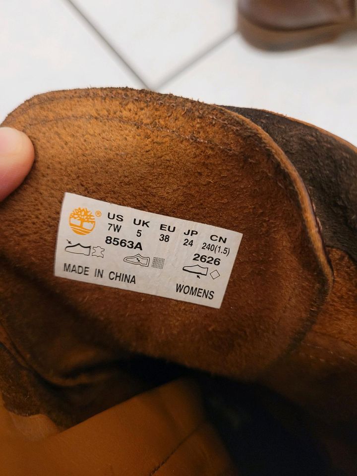 Timberland Stiefeletten Größe  38 braun  Leder in Köln