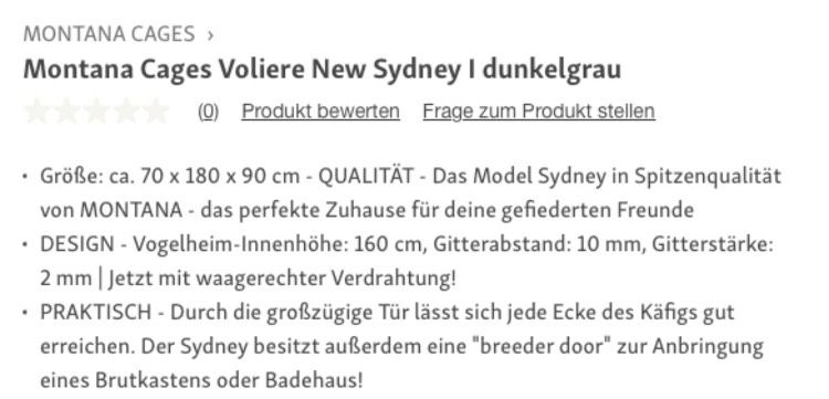 Verkaufe einen Vogelkäfig mit Zubehör in Rutesheim  