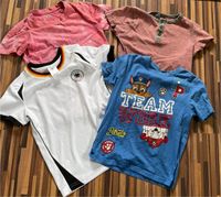 T Shirt Paket mit 4 Shirts 122/128 Fußball, Paw Patrol Brandenburg - Neuenhagen Vorschau