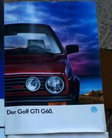 VW Golf2 Gti G60 Prospekt Werbung Broschüre Niedersachsen - Rosdorf Vorschau