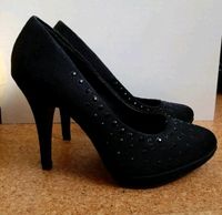 Schwarze Pumps mit Glitzersteinchen Bayern - Bad Füssing Vorschau