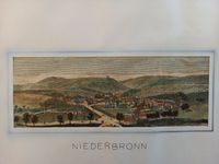 Nostalgie-Farbdruck von Niederbronn Bayern - Straubing Vorschau