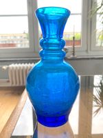 Vintage Vase, Cracked Glas, blau türkis Eimsbüttel - Hamburg Eimsbüttel (Stadtteil) Vorschau