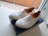 Think Leder Schuhe Slipper Cremefarben Gr 42 NEU Niedersachsen - Holle Vorschau