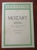 Buch Mozart Missa in C Moll Klavier-Auszug Nordrhein-Westfalen - Recke Vorschau