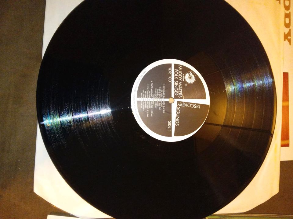 MUDDY WATERS FOLK SINGER HDR 1001 Vinyl LP A U D I O P H I L in Mannheim